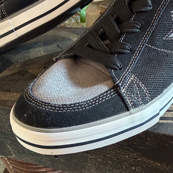 Converse one Star sport Skate VI Sneakers rare 2007 new black and gray leather - Picture 5 of 17